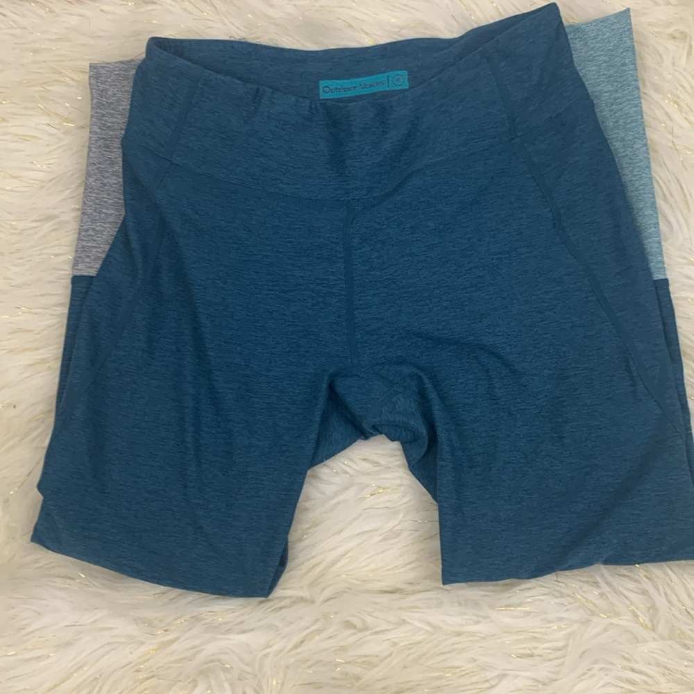 outdoor voices blue and grey pants